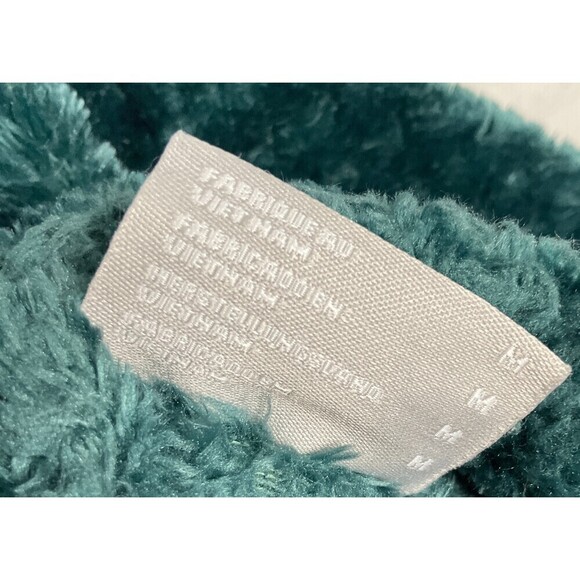 Columbia Women Teal Quarter Zip Long Sleeve Fleece Collared Pull On Jacket M R1 - Picture 11 of 12